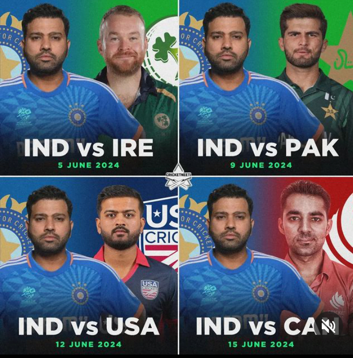 T20 वर्ल्ड कप 1 जून से भारत-पाकिस्तान 9 जून को न्यूयॉर्क में भीरेंगे T20 वर्ल्ड कप 1 जून से भारत-पाकिस्तान 9 जून को न्यूयॉर्क में भीरेंगे